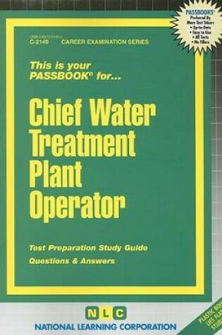 Cover of Chief Water Treatment Plant Operator