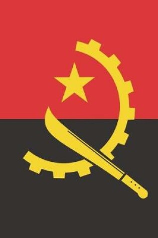 Cover of Angola Flag Notebook - Angolan Flag Book - Angola Travel Journal