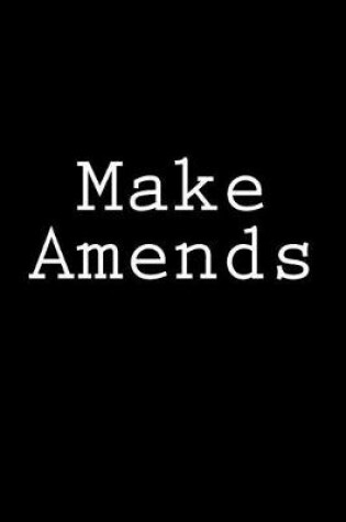 Cover of Make Amends