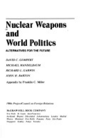 Cover of Nuclear Weapons and World Politics