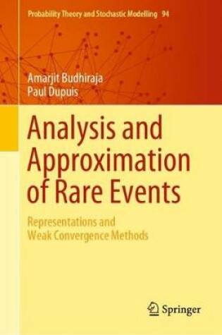 Cover of Analysis and Approximation of Rare Events