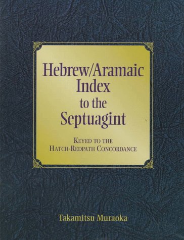 Book cover for Hebrew/Aramaic Index to the Septuagint