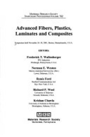 Cover of Advanced Fibers, Plastics, Laminates and Composites