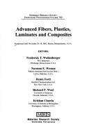 Book cover for Advanced Fibers, Plastics, Laminates and Composites