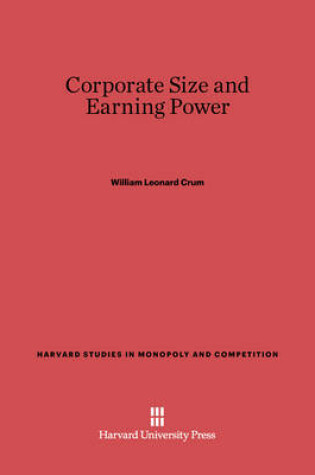 Cover of Corporate Size and Earning Power