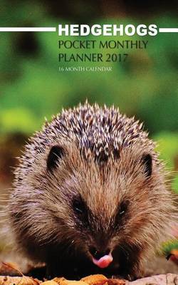 Book cover for Hedgehogs Pocket Monthly Planner 2017