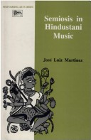 Cover of Semiosis in Hindustani Music