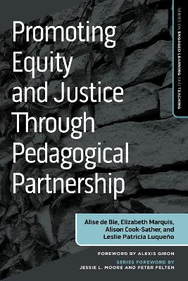 Book cover for Promoting Equity and Justice Through Pedagogical Partnership