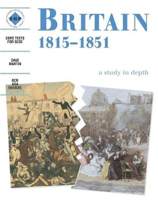 Cover of Britain 1815-1851: An SHP depth study