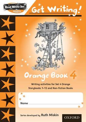 Book cover for Read Write Inc Phonics Get Writing! Orange 4 Pack of 10