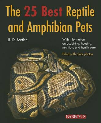 Book cover for 25 Best Reptile and Amphibian Pets