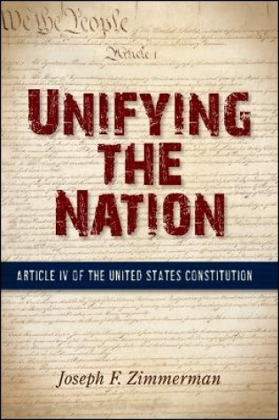 Cover of Unifying the Nation