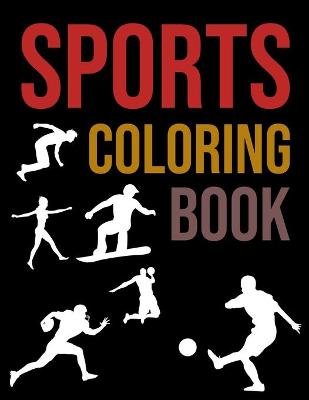 Book cover for Sports Coloring Book