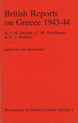 Cover of British Reports on Greece 1943-44