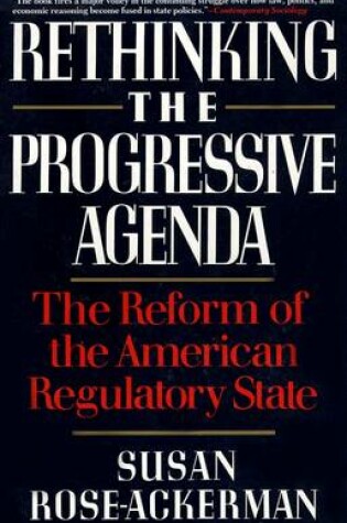 Cover of Rethinking the Progressive Agenda