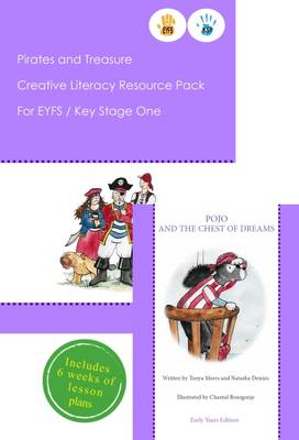 Book cover for Pirates and Treasure Creative Literacy Resource Pack for Key Stage One and EYFS