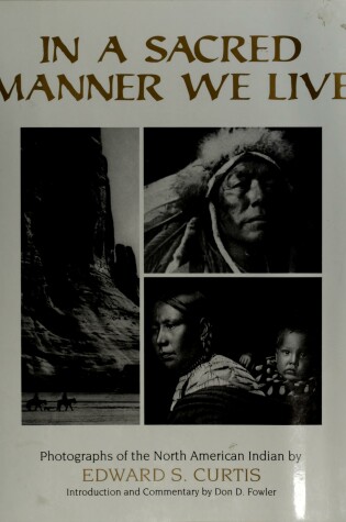 Cover of In a Sacred Manner We Live