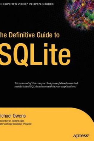 Cover of The Definitive Guide to Sqlite