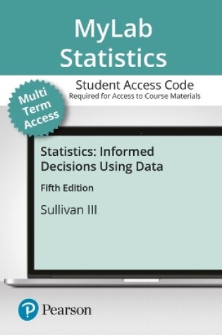 Cover of Mylab Statistics with Pearson Etext -- 24 Month Standalone Access Card -- For Statistics