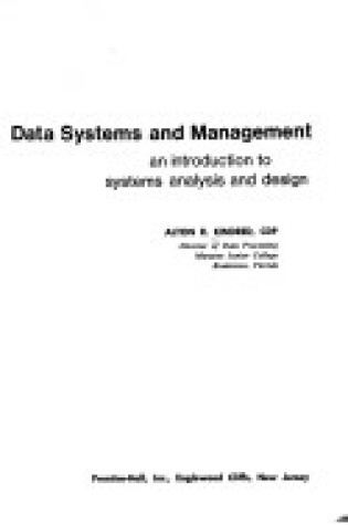 Cover of Data Systems and Management