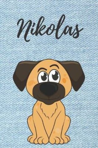 Cover of Nikolas Notizbuch Hunde / Malbuch / Tagebuch