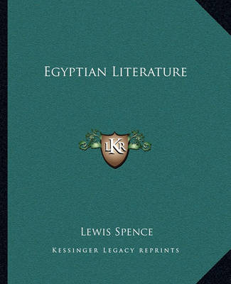 Book cover for Egyptian Literature