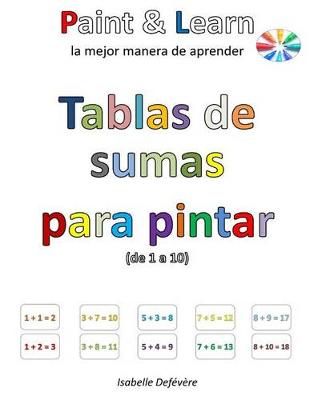 Book cover for Tablas de sumas para pintar (de 1 a 10)