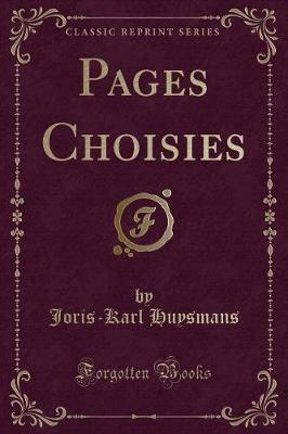 Book cover for Pages Choisies (Classic Reprint)