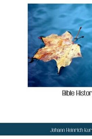 Cover of Bible History