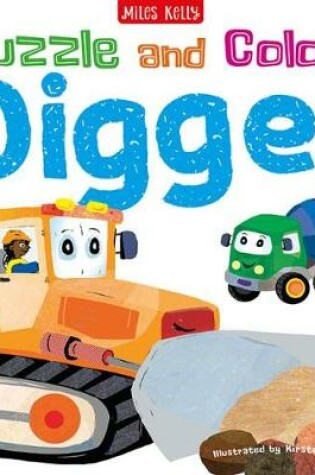 Cover of Puzzle and Colour: Digger