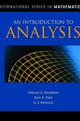 Cover of An Introduction to Analysis