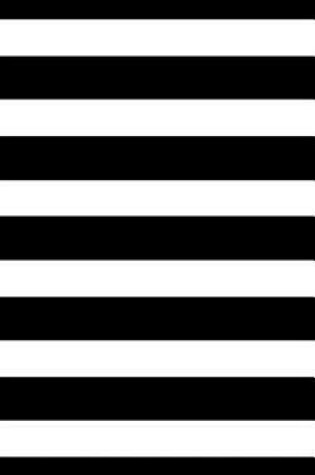 Cover of Stripes - Black 101 - Lined Notebook With Margins 5x8