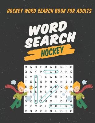 Book cover for Hockey Word Search Book For Adults