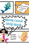 Book cover for Blank Comic Strip Book Mermaids