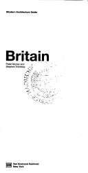 Cover of Modern Architecture in Britain