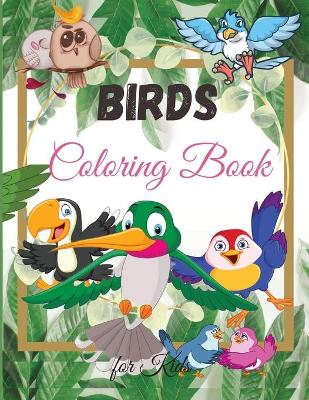 Book cover for Birds Coloring Book for Kids