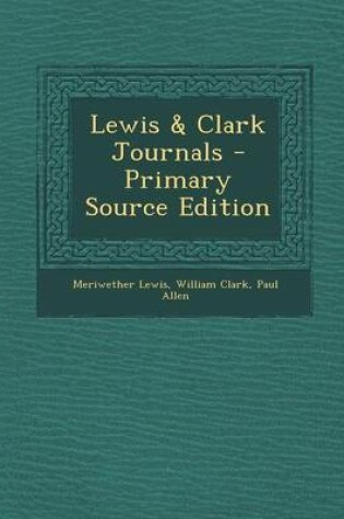 Cover of Lewis & Clark Journals