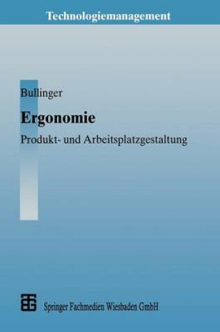 Cover of Ergonomie