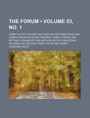 Cover of The Forum