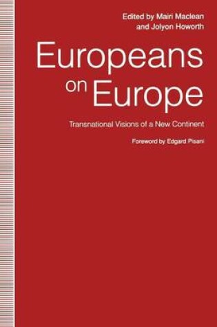 Cover of Europeans on Europe