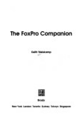 Cover of The Foxpro Companion