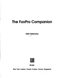 Book cover for The Foxpro Companion