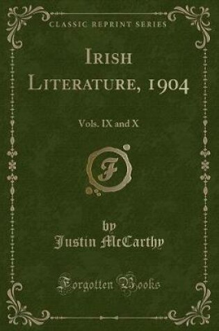 Cover of Irish Literature, 1904