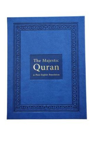 Cover of The Majestic Quran - Blue Luxury Edition