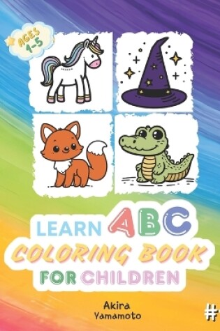 Cover of Learn ABC Coloring Book For Children