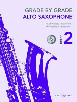 Book cover for Grade by Grade - Alto Saxophone, Grade 2