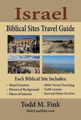 Book cover for Israel Biblical Sites Travel Guide