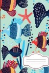 Book cover for Blue Sea Fish, Composition Notebook