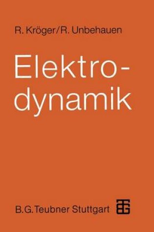 Cover of Elektrodynamik