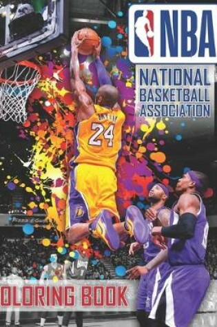 Cover of NBA National Basketball Association Coloring Book